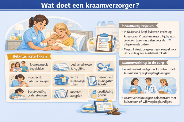 Alles over het beroep kraamverzorger Wat doet een kraamverzorger